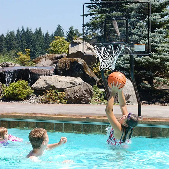 S.R. Smith S-BASK-CH Swim N' Dunk Salt Friendly Challenge Basketball Game, black