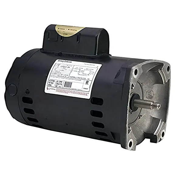 Century A.O. Smith B2852 Square Flange Pool and Spa Pump Motor, 3/4 HP, 4.0/8.0A, 115/230V Up-Rated