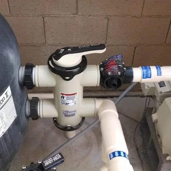 Control FlowVis 2 x 2.5" Complete Pool Flow Meter and Check Valve. Scale in GPM