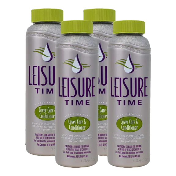 Leisure Time Cover Care and Conditioner for Spa and Hot Tub Covers 16oz (Pack of 4)
