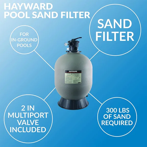 Hayward ProSeries, Sand Filter, Top-Mount 24", Tan, Model W3S244T2
