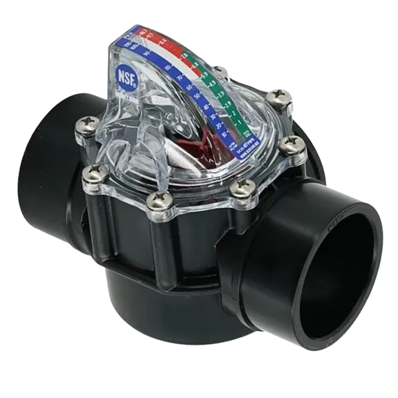 Manufacturer Name 2" Sch.40 Pipe Valve Body with Check Valve and GPM Scale