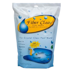 Fiber Clear - Cellulose Media DE Alternative for Pool Filters, 3 Lb Package
