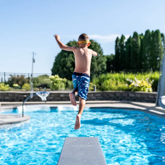 Global Pool Products 18" Stainless Steel U Frame Diving Board
