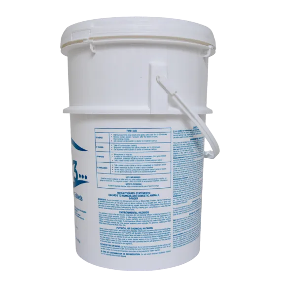 C3 3'' Stabilized Chlorine Tablets for Swimming Pools and Spas, 50lb.