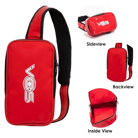 VOS Waterproof Premium Dry Crossbody Bag, Red