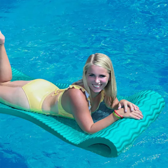 VOS Infinity Lounger Premium Extreme Water Float, Sonic Seafoam