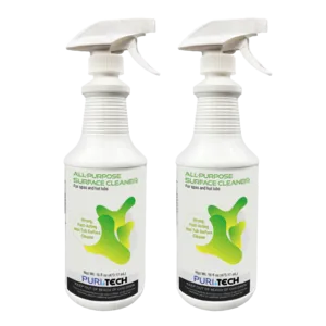 Puri Tech Spa 2-Pack All-Purpose Surface Cleaner for Spas and Hot Tubs, Fast-Acting Formula, 32oz.