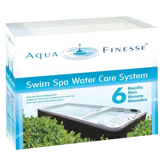 Aquafinesse Swim Spa Maintenance Kit with 20 Spa Tabs, Filter Cleaner and Test Strip