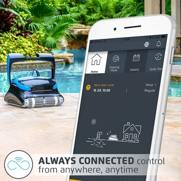 Dolphin Nautilus CC Supreme Robotic Pool Cleaner with Caddy, Cover, and Wi-Fi Connectivity