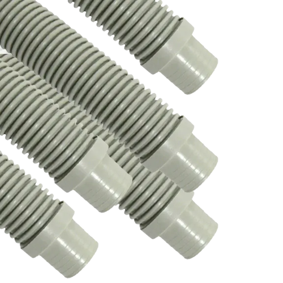Puri Tech Universal Suction Hose for Swimming Pool Cleaner 1.5-inch x 4-feet, Light Grey (Pack of 5)