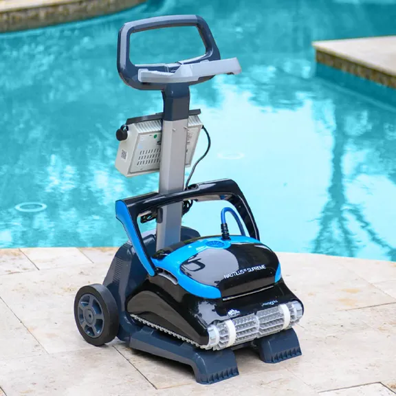 Dolphin Nautilus CC Supreme Robotic Pool Cleaner with Caddy, Cover, and Wi-Fi Connectivity