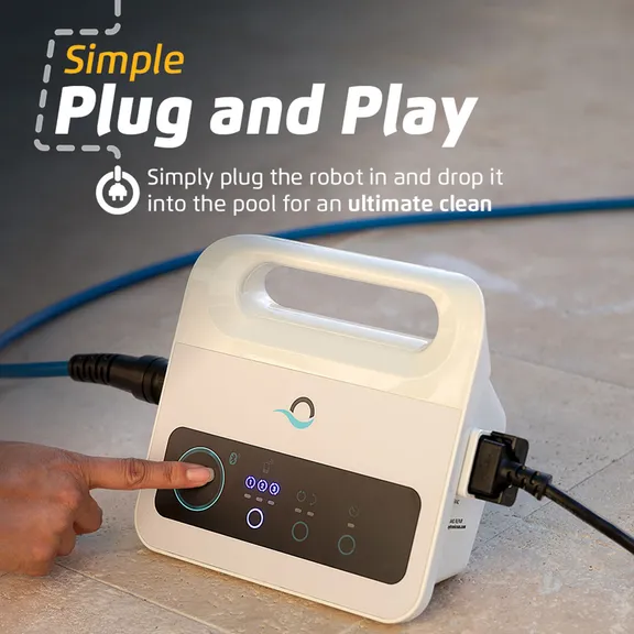 Dolphin Nautilus CC Robotic Pool Vacuum Cleaner with Ultra-Fine Filters Ideal for Above/In-Ground Pools 33 FT in Length