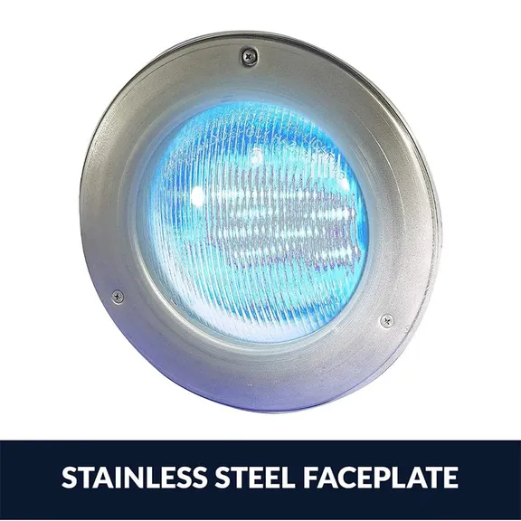 Hayward ColorLogic 4.0 LED Light, 120V, with 100-Ft cord, Pool Light, Stainless Steel