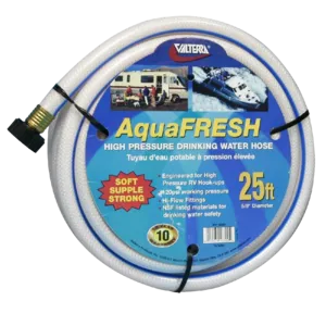 Valterra AquaFRESH Durable Water Hose, 5/8" x 25"