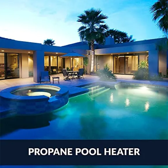 Hayward Universal H-Series Pool and Spa Heater, Propane, 200,000 BTU - W3H200FDP