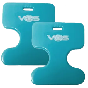 VOS Oasis Premium Water Solid Saddle Floats, Aqua Blue, 2-Pack