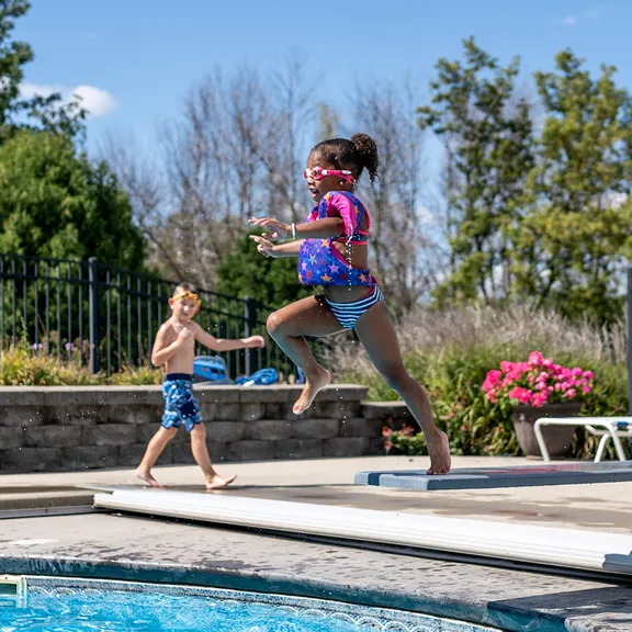 Global Pool Products 18" Stainless Steel U Frame Diving Board