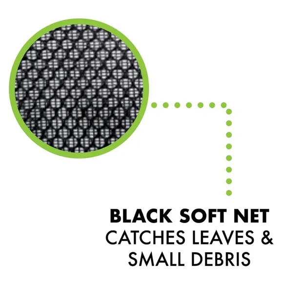 Primal Accessories Commercial Grade Soft Nylon Net, 13 inch, for 23 inch Leaf Rake, Black - Net Only