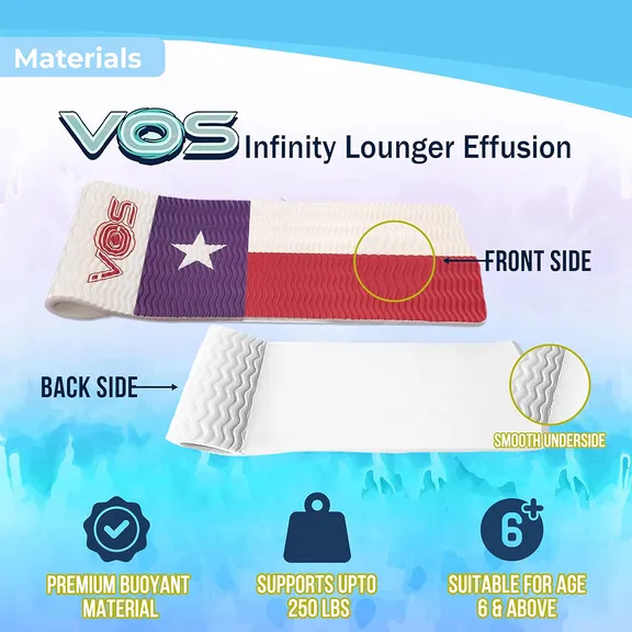 VOS Infinity Lounger Effusion Float, Lone Star