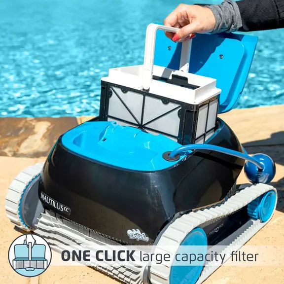 Dolphin Nautilus CC Inground Swimming Pool Cleaner with Caddy
