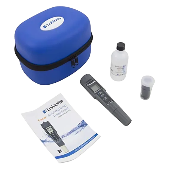 Lamotte TRACER Salt, TDS and Temperature between 32.0°F-149°F PockeTester Kit - Measuring 0-9999 ppm Includes Carrying Case