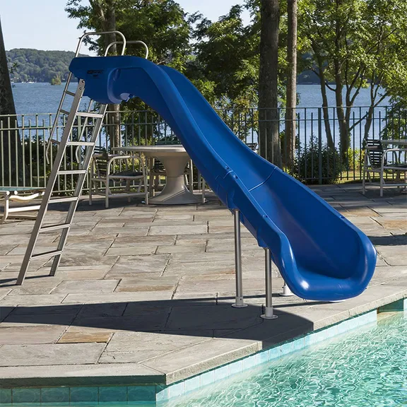 S.R. Smith Rogue2 Left Curve Taupe Swimming Pool Slide
