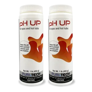 Puri Tech Spa 2 Pack pH Up - Raises pH and Total Alkalinity for Increased Sanitizer Effectiveness in Hot Tubs, 1lb Each