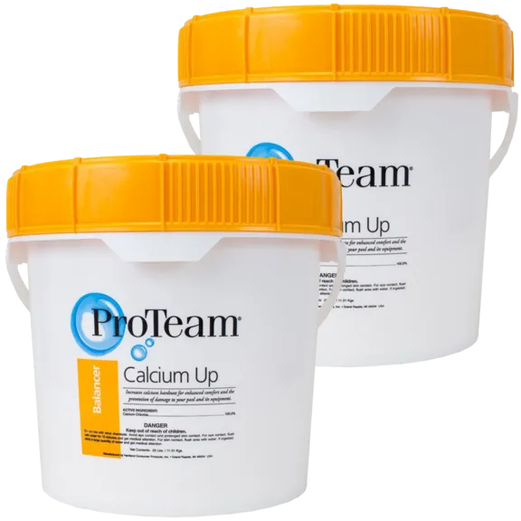 ProTeam Calcium Hardness Increaser for Swimming Pools and Spas in Bucket 4lb (Pack of 2)