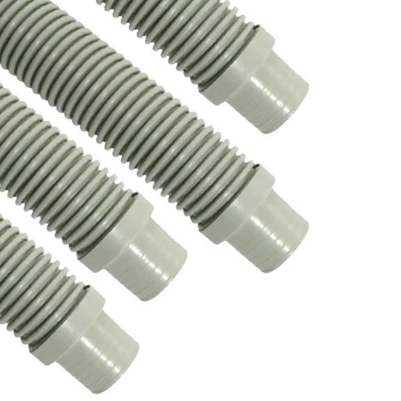 Puri Tech Universal Suction Hose for Swimming Pool Cleaner 1.5-inch x 4-feet, Light Grey (Pack of 4)