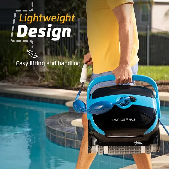 Dolphin Nautilus CC Plus Wi-Fi Enabled Robotic In-Ground Pool Cleaner with Ultra-Fine Filters, Suitable for Pools up to 50 FT