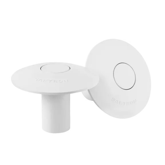Saftron White Anchor Socket Covers - 2 Piece Set