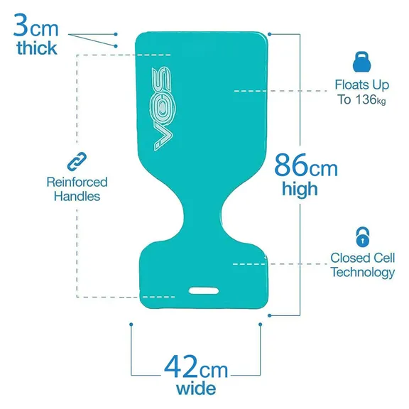 VOS Saddle Water Floats,Turquoise, 2-Pack