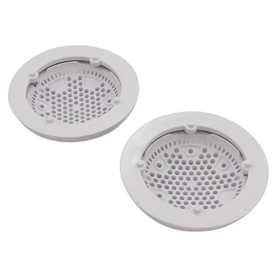 Hayward Concrete Frame Grate with 7 7/8'' Diameter, White