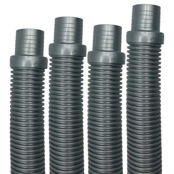 Puri Tech AquaBug Pool Hose for Hayward Navigator, Pool Vac Ultra, Silver, 4ft (Pack of 4)