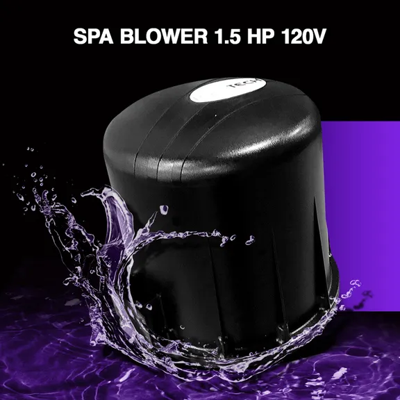 Puri Tech Silent Twister Outdoor Spa Blower, 120V, 1.5HP