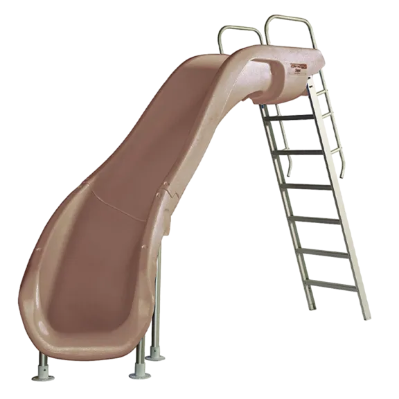 S.R. Smith Rogue2 Left Curve Taupe Swimming Pool Slide