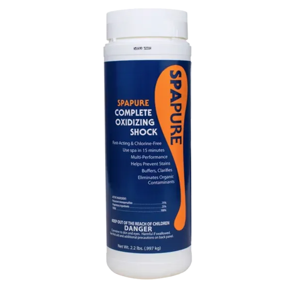 SpaPure 2.2lbs Fast Acting, Chlorine-Free Complete Oxidizing Shock Treatment