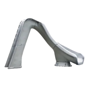 Typhoon Right Curve Pool Slide in Gray Granite by S.R. Smith