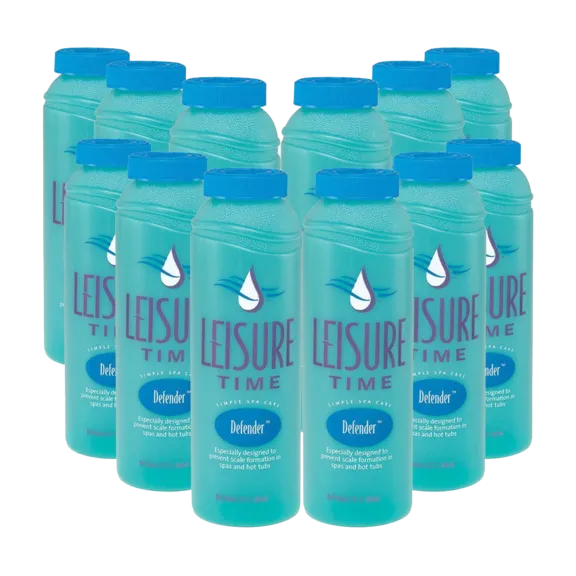 Leisure Time Defender Solution Spa and Hot Tub Stain and Scale Preventer (Pack of 12)