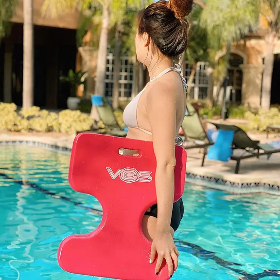 VOS Oasis Premium Water Solid Saddle Floats, Fandango Pink, 2-Pack