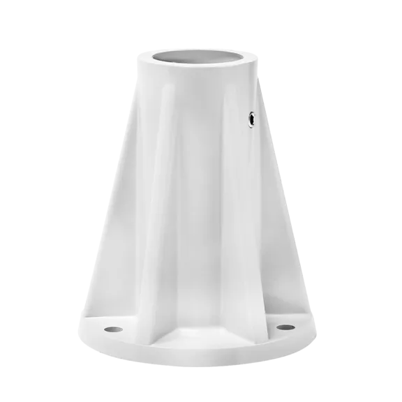 Saftron 6-Inch White Surface Mounting Base
