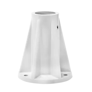 Saftron 6-Inch White Surface Mounting Base