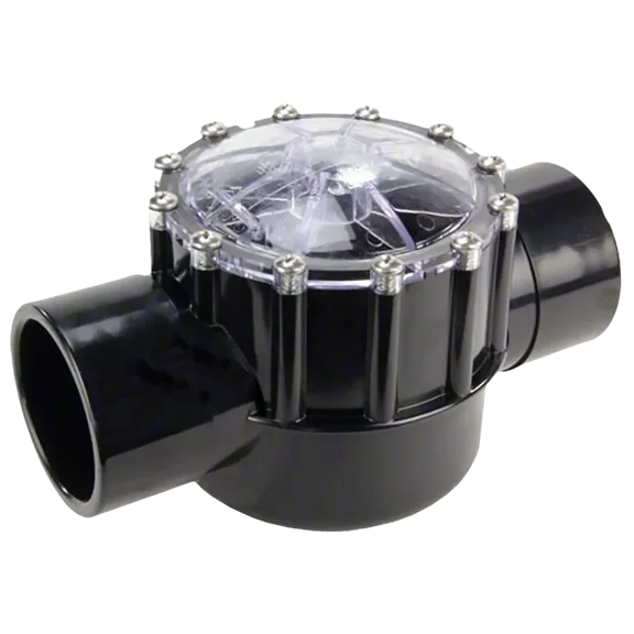 Hayward Check Valve with 2 port 1.5" x 2" PVC