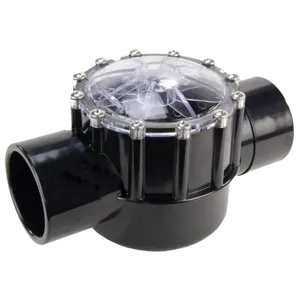 Hayward Check Valve with 2 port 1.5" x 2" PVC