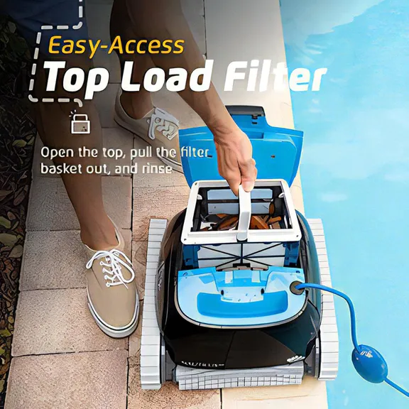 Maytronics Dolphin Nautilus CC Inground Robotic Pool Cleaner with Caddy and Cover