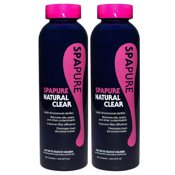 SpaPure Natural Clear Water Cleanser - 2 Pack Set