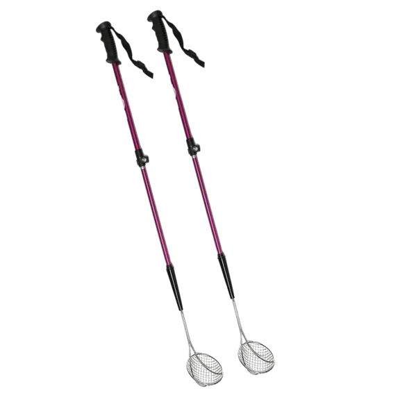 VOS Sand Sifter, Adjustable Shelling Tools for Beach, 2-Pack, Fuchsia