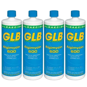 GLB Algimycin 600 Pool and Spa Algaecide Treatment (Pack of 4)