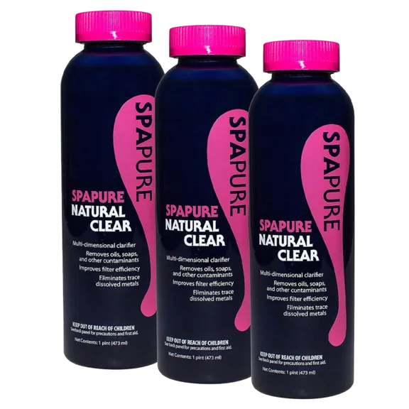 SpaPure Natural Clear Water Clarifier - Pack of 3